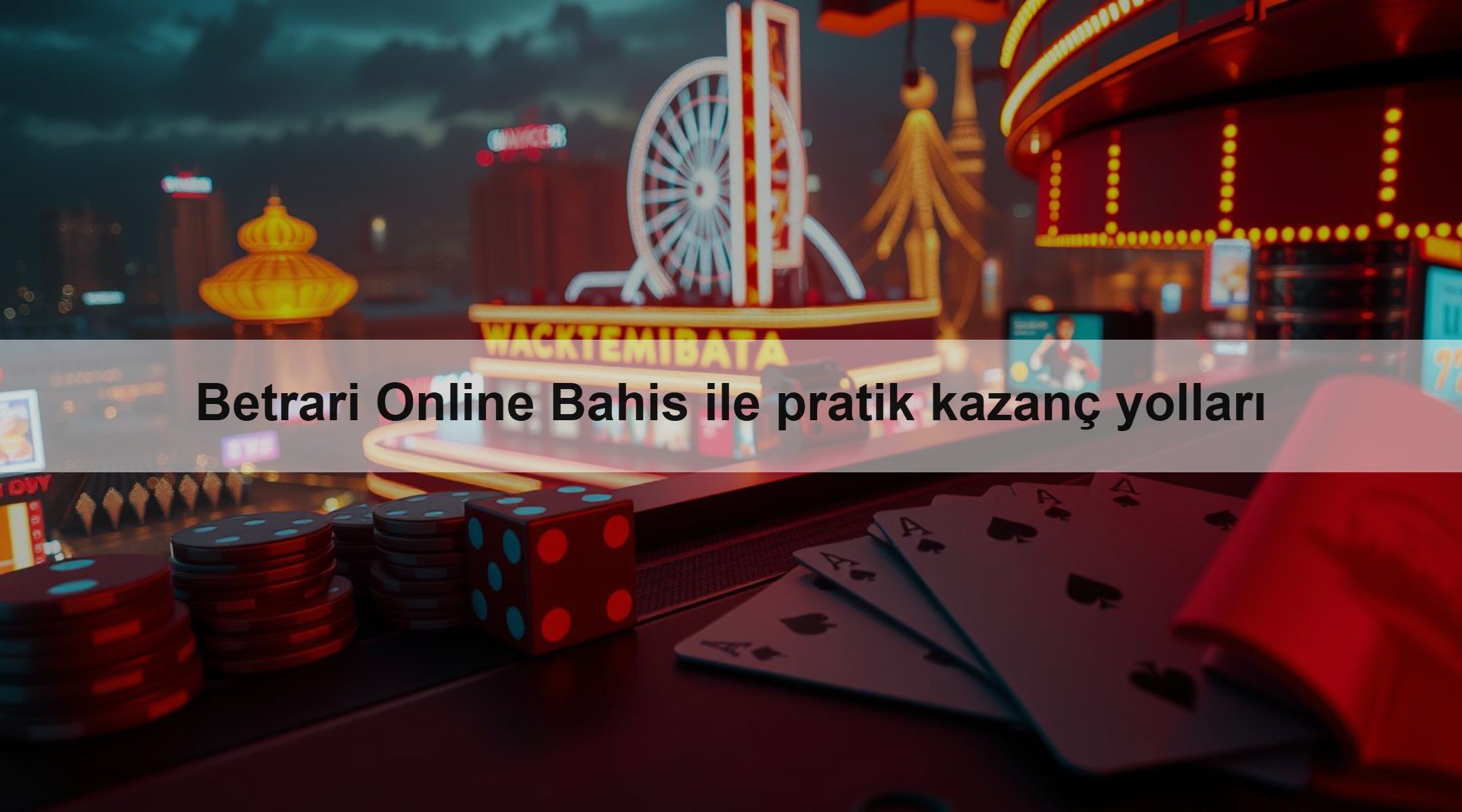 Betrari Online Bahis ile pratik kazanç yolları